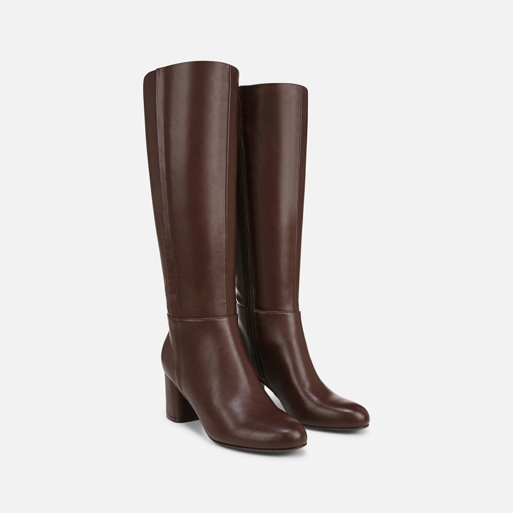 Naturalizer Loving Wide Calf Knee High Boot - Brown Naturalizer Loving Wide Calf Knee High Boot - Brown