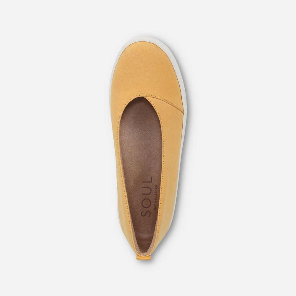 Naturalizer SOUL Neela Slip On - Amber Glow Microfiber Naturalizer SOUL Neela Slip On - Amber Glow Microfiber