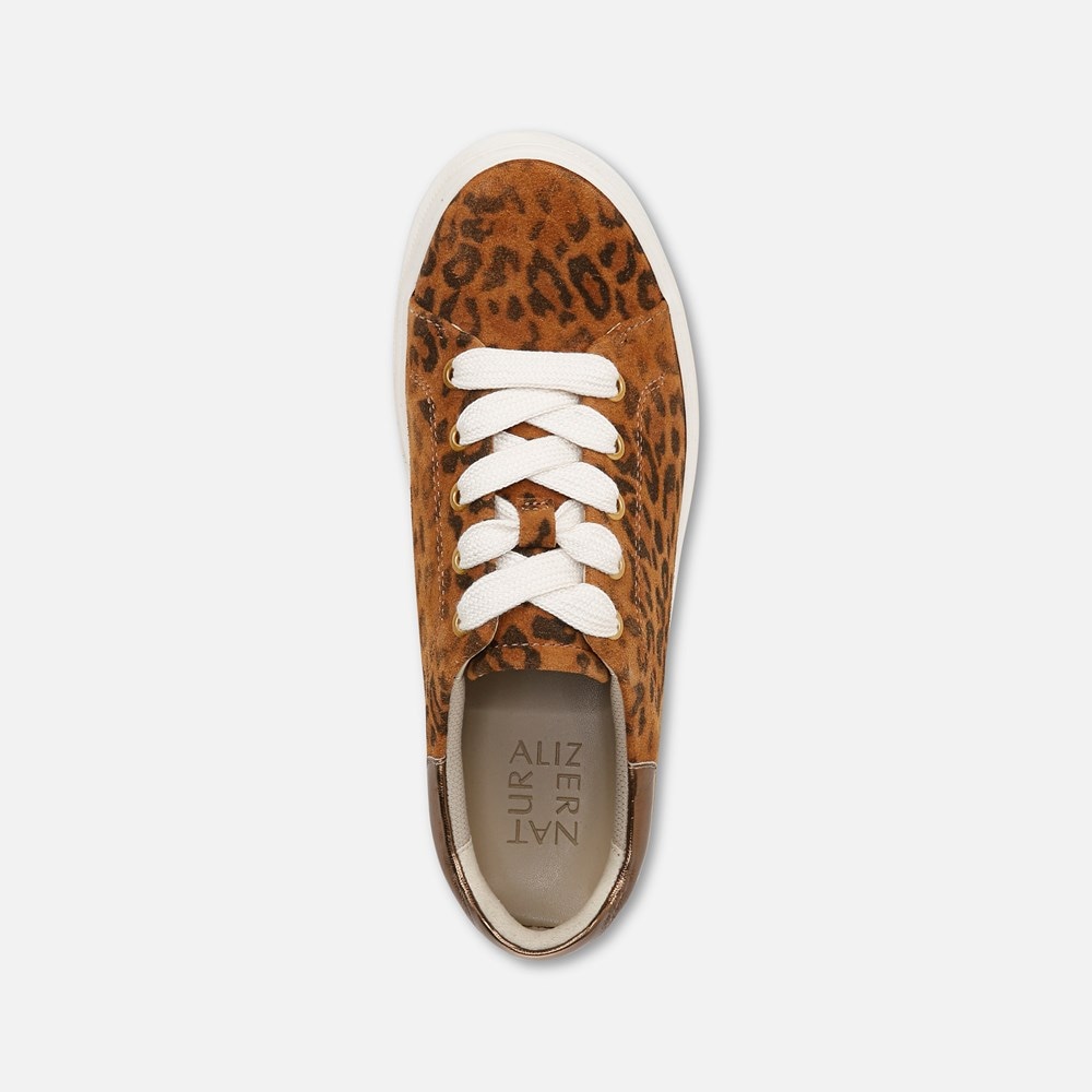 Naturalizer Morrison 2.0 Lace Up Sneaker - Distressed Leopard Leather Naturalizer Morrison 2.0 Lace Up Sneaker - Distressed Leopard Leather
