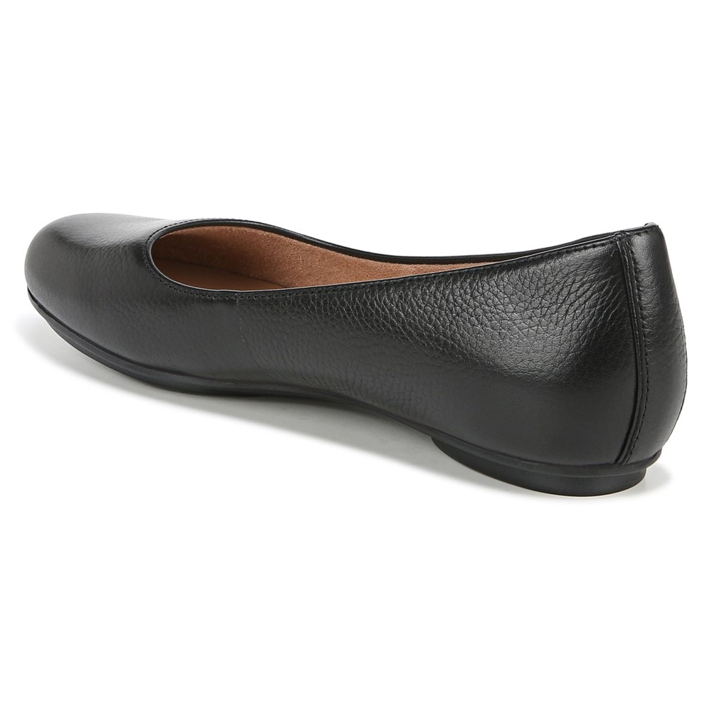 Naturalizer Maxwell Ballet Flat - Black Tumbled Leather Naturalizer Maxwell Ballet Flat - Black Tumbled Leather