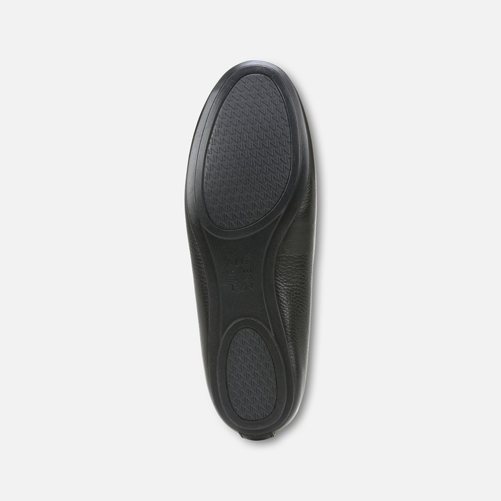Naturalizer Maxwell Ballet Flat - Black Tumbled Leather Naturalizer Maxwell Ballet Flat - Black Tumbled Leather