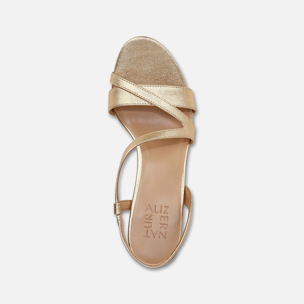 Naturalizer Abby Dress Sandal - Dark Gold Faux Leather Naturalizer Abby Dress Sandal - Dark Gold Faux Leather
