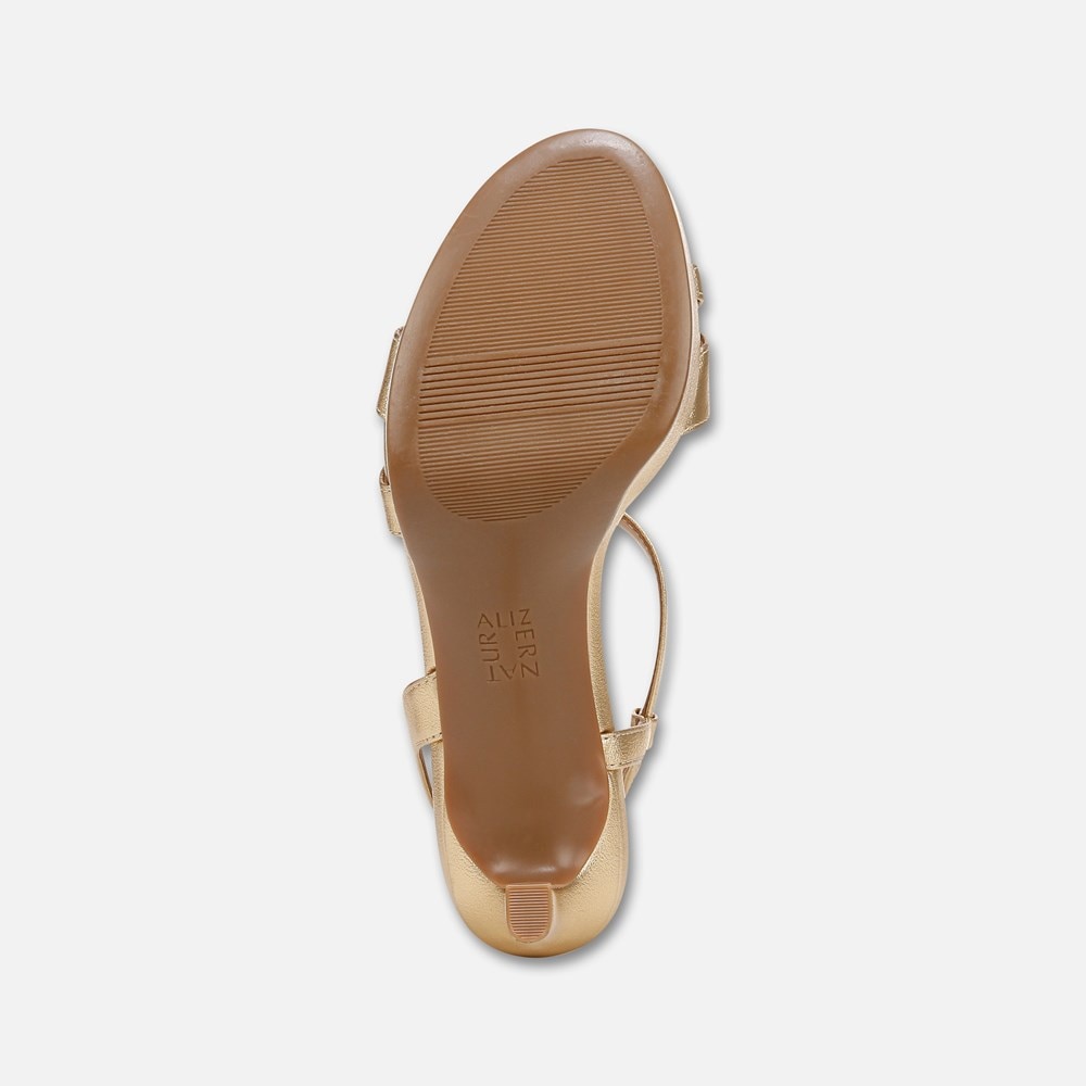 Naturalizer Abby Dress Sandal - Dark Gold Faux Leather Naturalizer Abby Dress Sandal - Dark Gold Faux Leather
