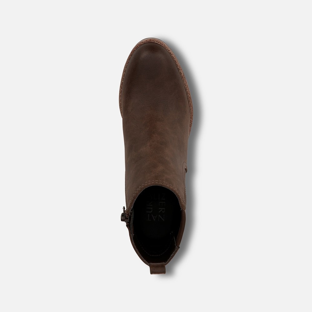 Naturalizer Madalynn Gore Water Repellent Bootie - Truffle Taupe Faux Leather Naturalizer Madalynn Gore Water Repellent Bootie - Truffle Taupe Faux Leather
