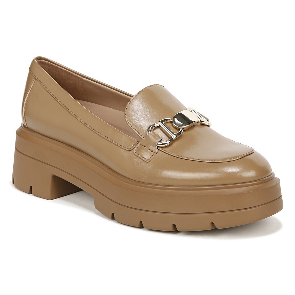 Naturalizer Nina Lug Loafer - Dark Tan Leather Naturalizer Nina Lug Loafer - Dark Tan Leather