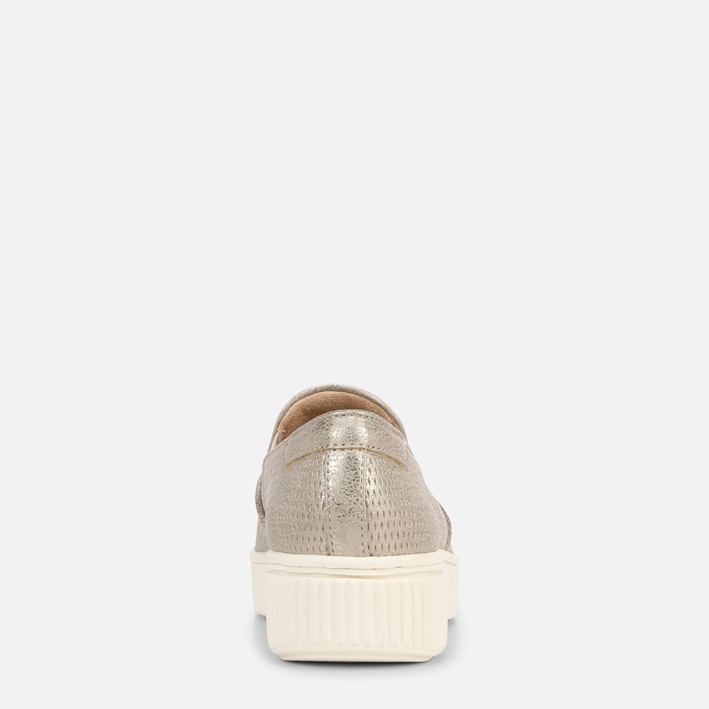 Naturalizer Soul Tia Slip On Sneaker - Porcelain Metallic Synthetic Naturalizer Soul Tia Slip On Sneaker - Porcelain Metallic Synthetic