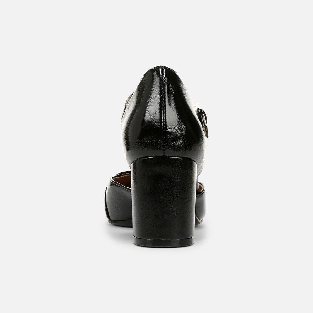 Naturalizer Lavish Mary Jane Pump - Black Faux Leather Naturalizer Lavish Mary Jane Pump - Black Faux Leather