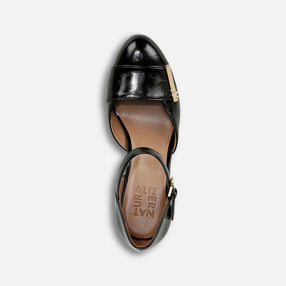 Naturalizer Lavish Mary Jane Pump - Black Faux Leather Naturalizer Lavish Mary Jane Pump - Black Faux Leather