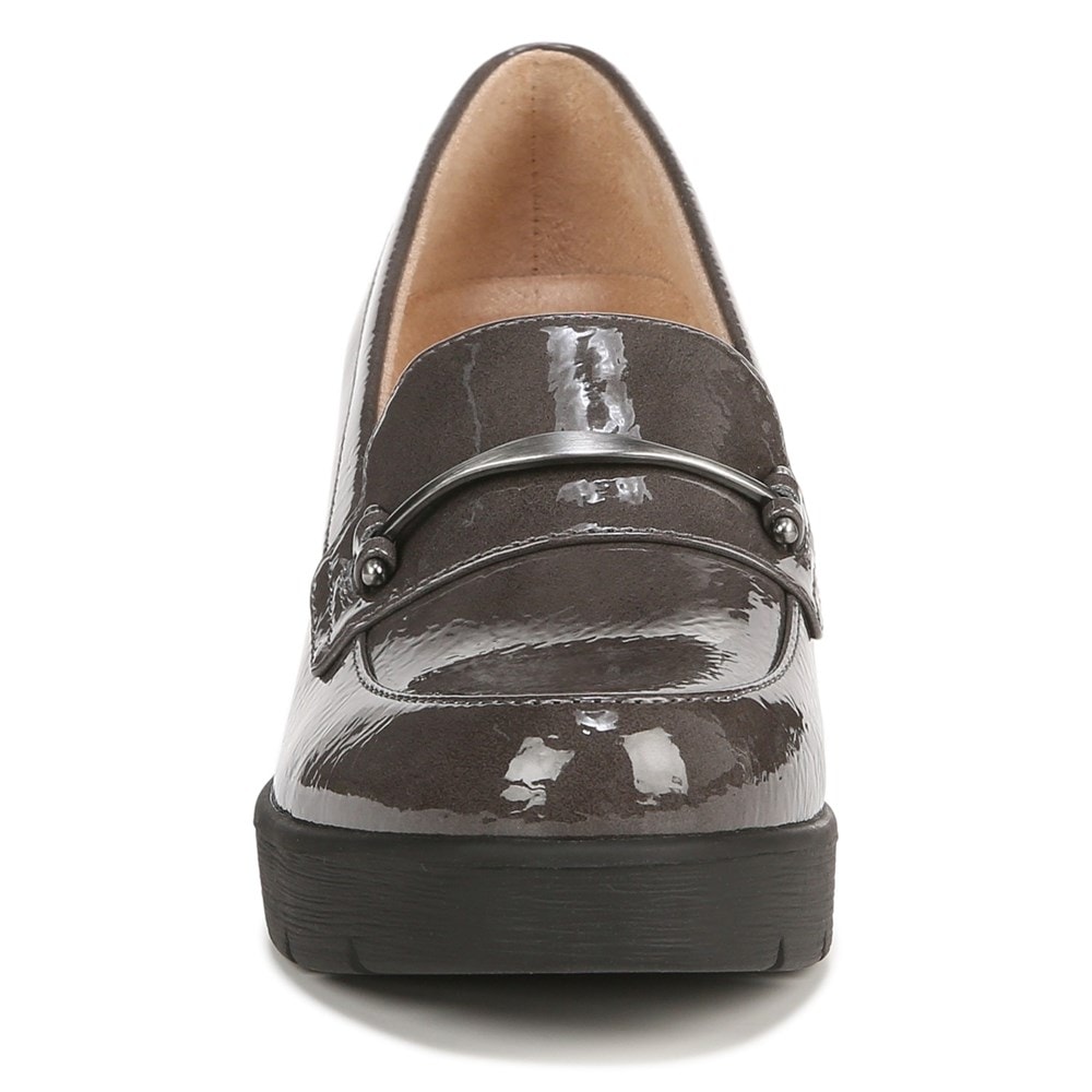 Naturalizer SOUL Achieve Wedge - Grey Patent Synthetic