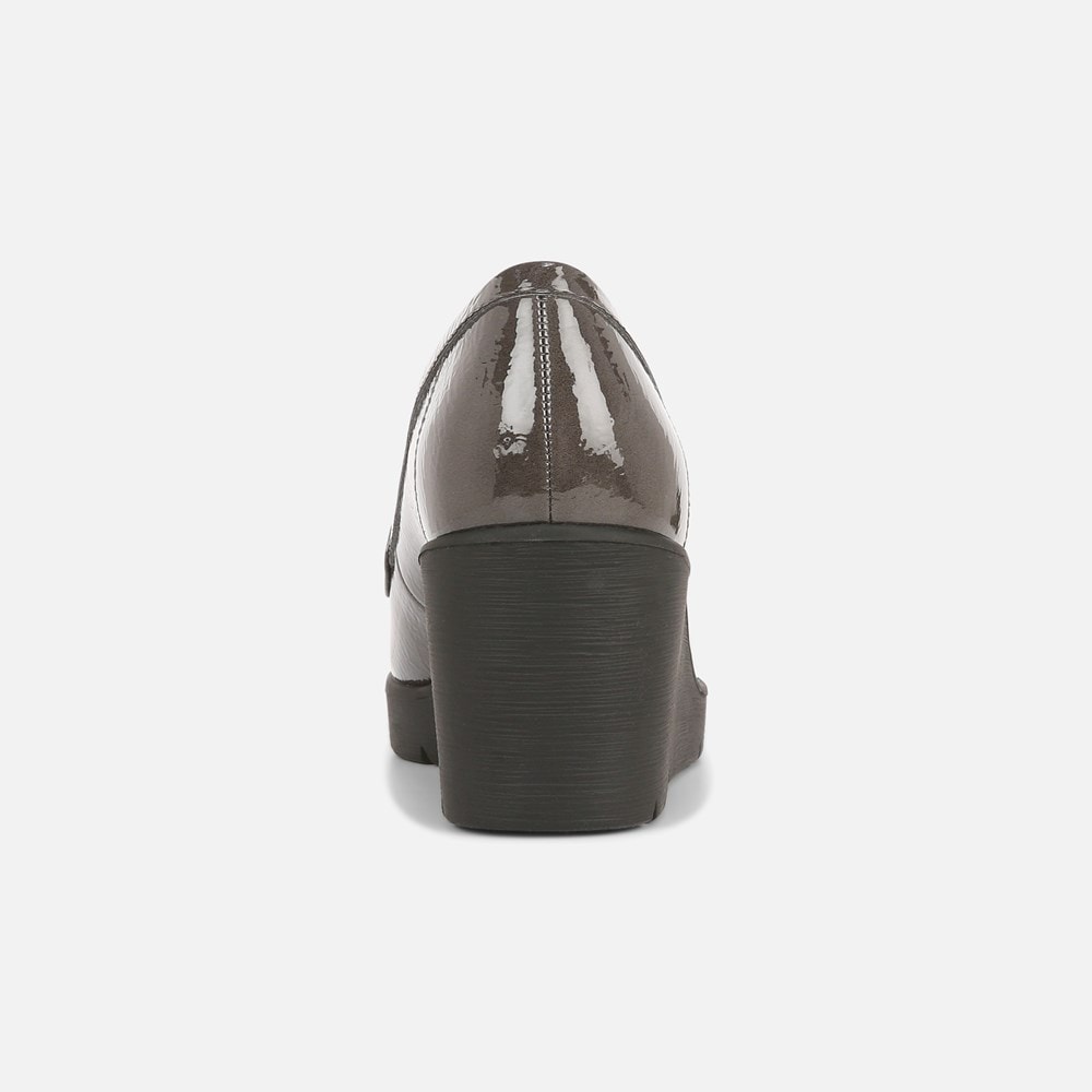 Naturalizer SOUL Achieve Wedge - Grey Patent Synthetic