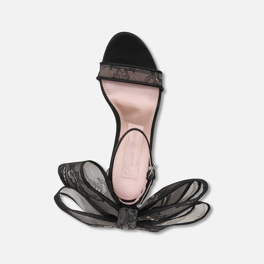 Naturalizer Amour Dress Sandal - Black Fabric