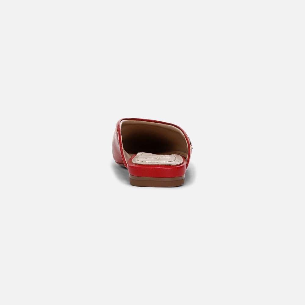 Naturalizer 27 EDIT Carla Mule - Crimson Red Leather Naturalizer 27 EDIT Carla Mule - Crimson Red Leather