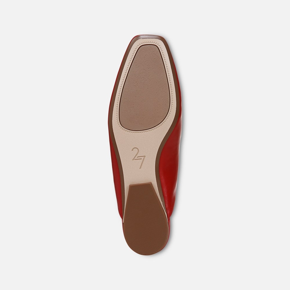Naturalizer 27 EDIT Carla Mule - Crimson Red Leather Naturalizer 27 EDIT Carla Mule - Crimson Red Leather