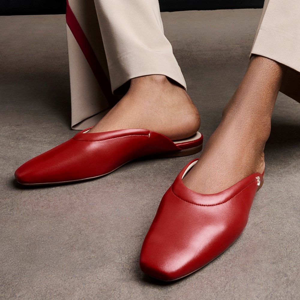 Naturalizer 27 EDIT Carla Mule - Crimson Red Leather Naturalizer 27 EDIT Carla Mule - Crimson Red Leather