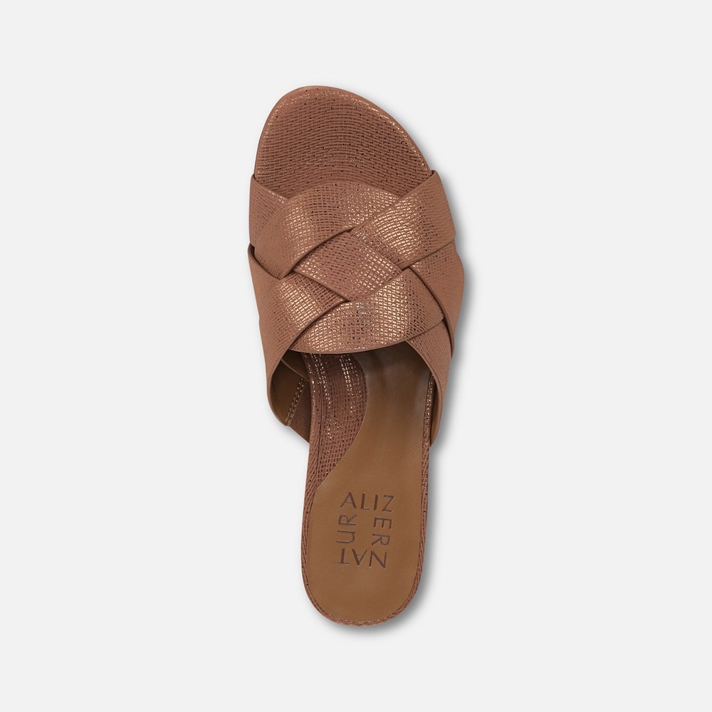 Naturalizer Morena Sandal - English Tea Brown Leather Naturalizer Morena Sandal - English Tea Brown Leather