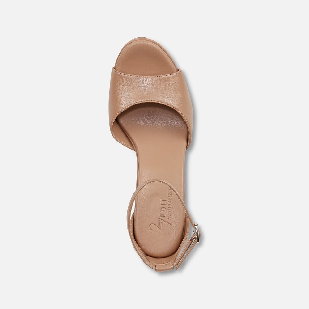 Naturalizer 27 Edit Delphie Dress Sandal - Taupe Leather Naturalizer 27 Edit Delphie Dress Sandal - Taupe Leather