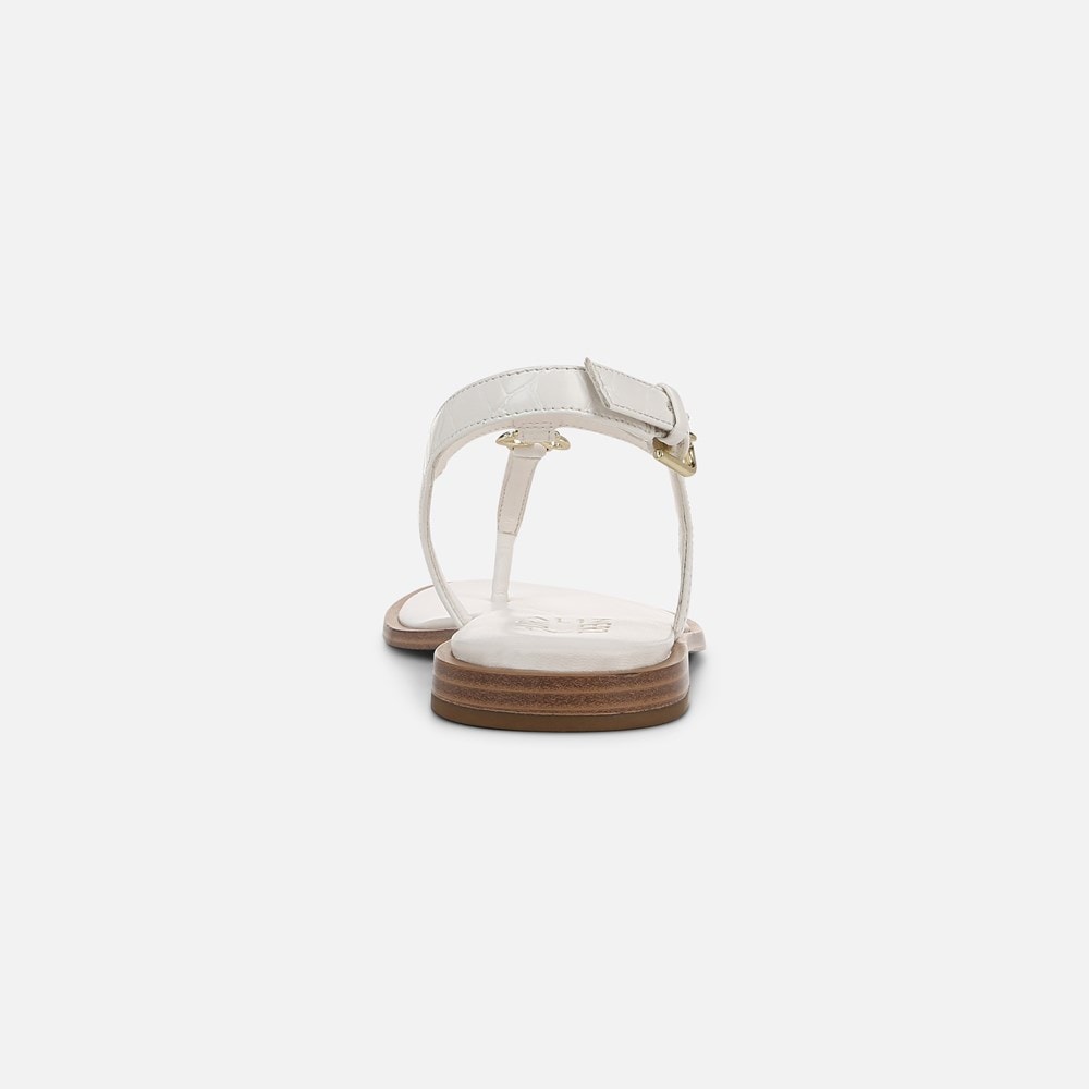 Naturalizer Lizzi Sandal - Warm White Faux Croco Leather Naturalizer Lizzi Sandal - Warm White Faux Croco Leather