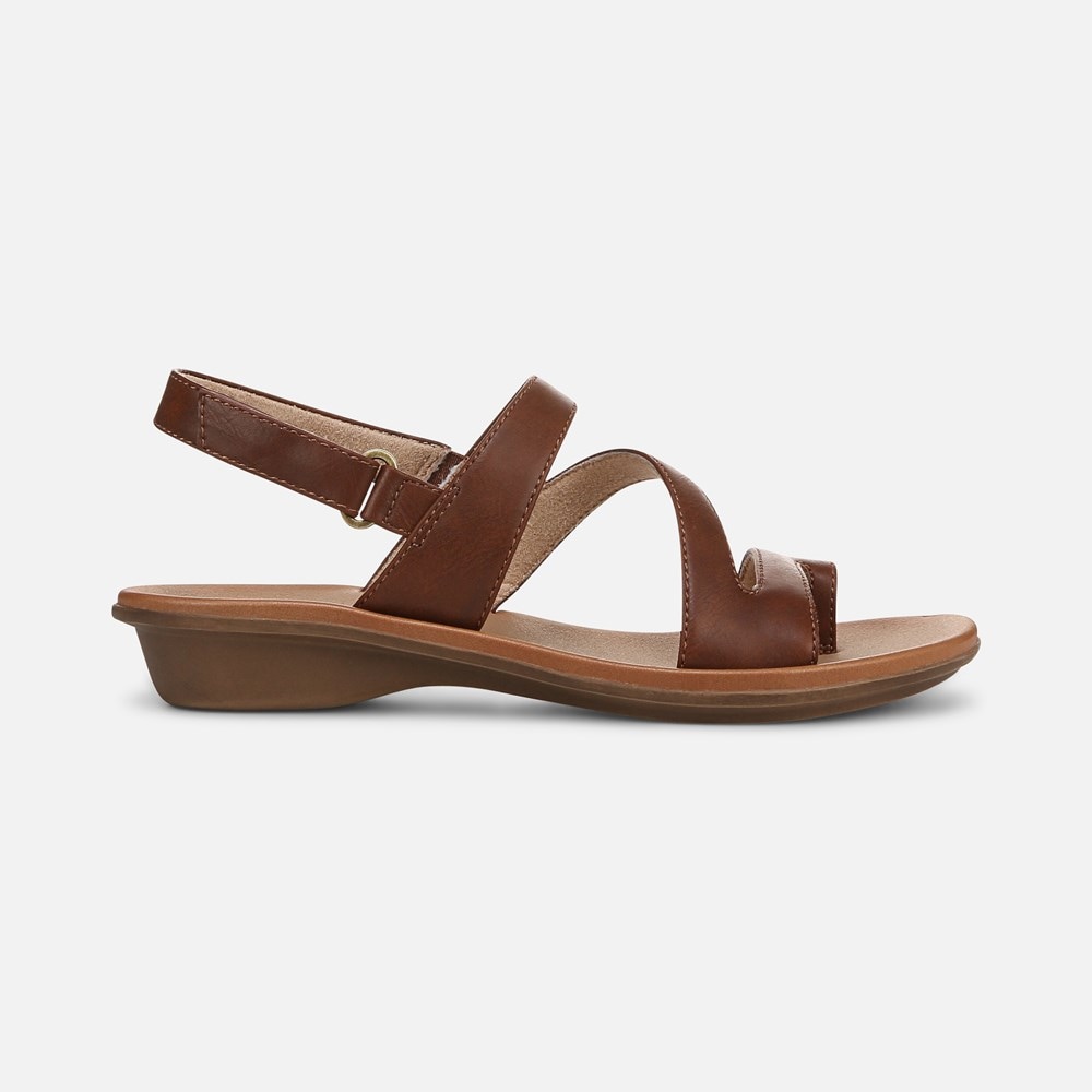 Naturalizer Soul Shakina Sandal - Toffee Brown Faux Leather Naturalizer Soul Shakina Sandal - Toffee Brown Faux Leather