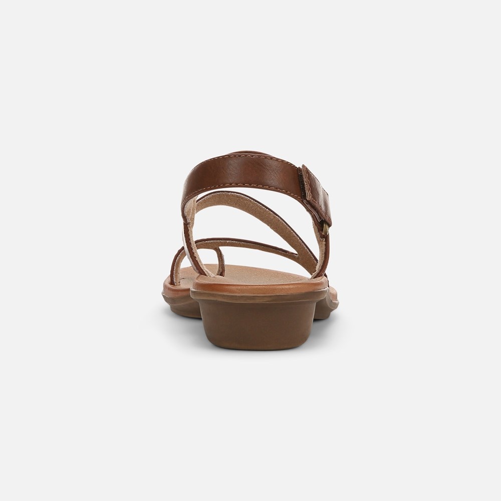 Naturalizer Soul Shakina Sandal - Toffee Brown Faux Leather Naturalizer Soul Shakina Sandal - Toffee Brown Faux Leather
