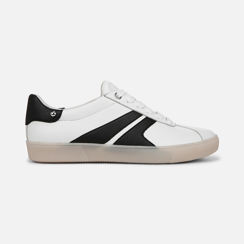 Naturalizer Medina Lace Up Sneaker - White / Black Leather Naturalizer Medina Lace Up Sneaker - White / Black Leather