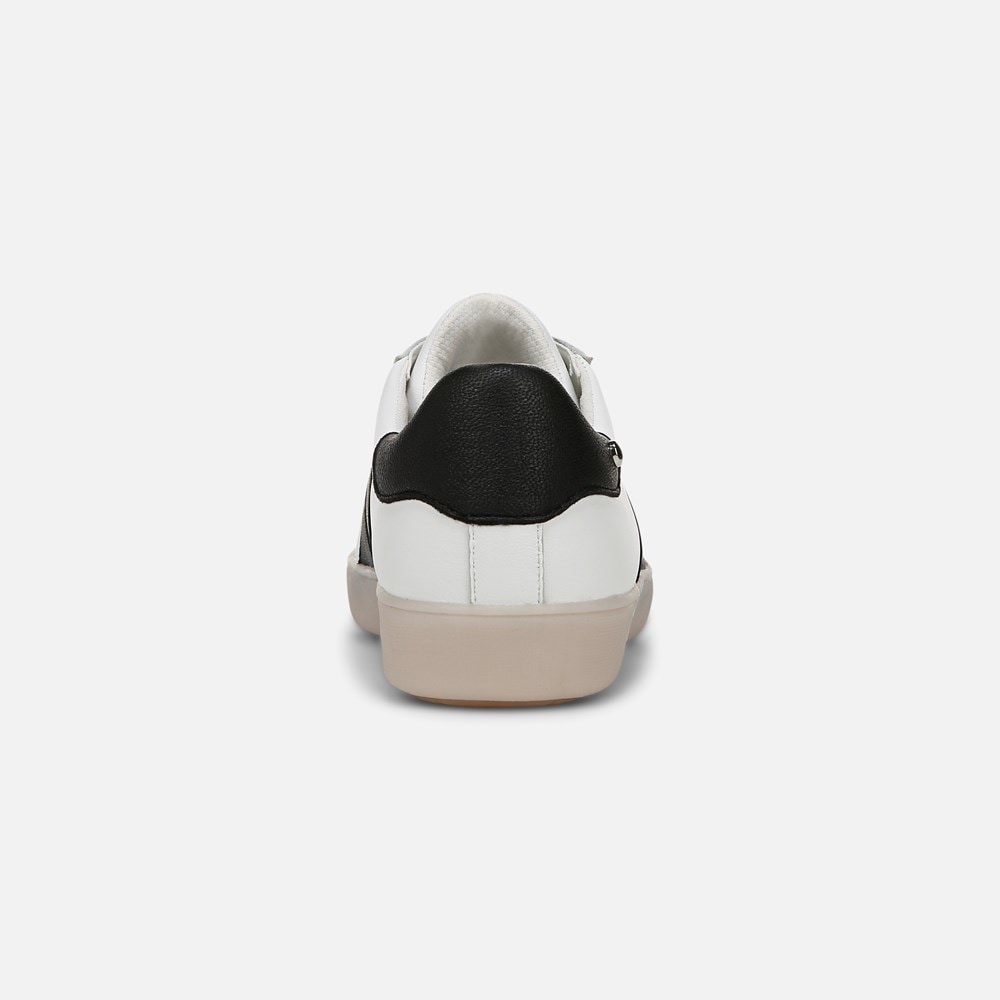 Naturalizer Medina Lace Up Sneaker - White / Black Leather Naturalizer Medina Lace Up Sneaker - White / Black Leather