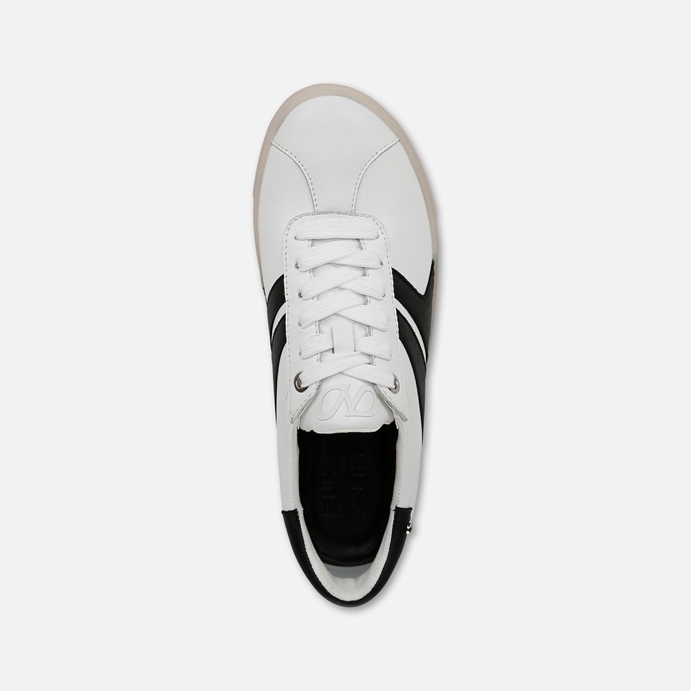 Naturalizer Medina Lace Up Sneaker - White / Black Leather Naturalizer Medina Lace Up Sneaker - White / Black Leather