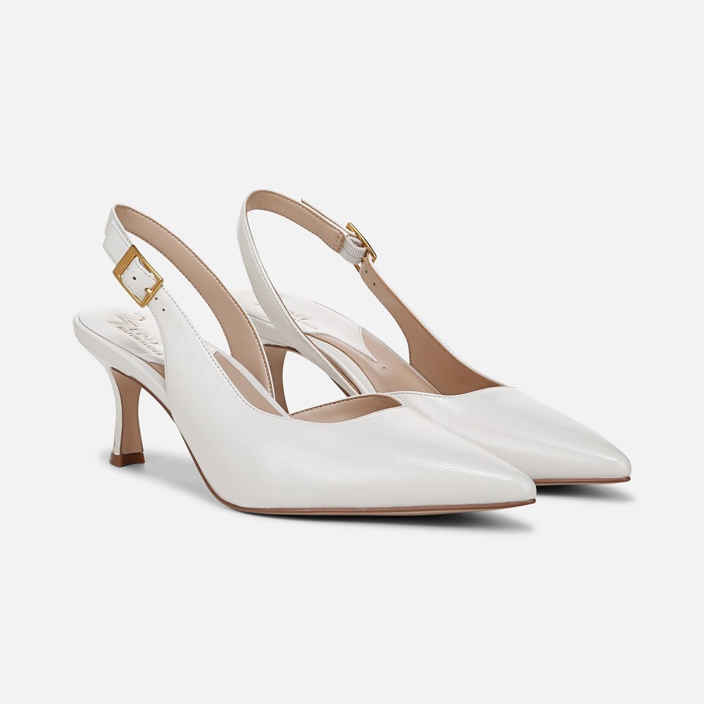 Naturalizer 27 EDIT Felicia 4 Slingback Dress Shoe - Warm White Leather Naturalizer 27 EDIT Felicia 4 Slingback Dress Shoe - Warm White Leather