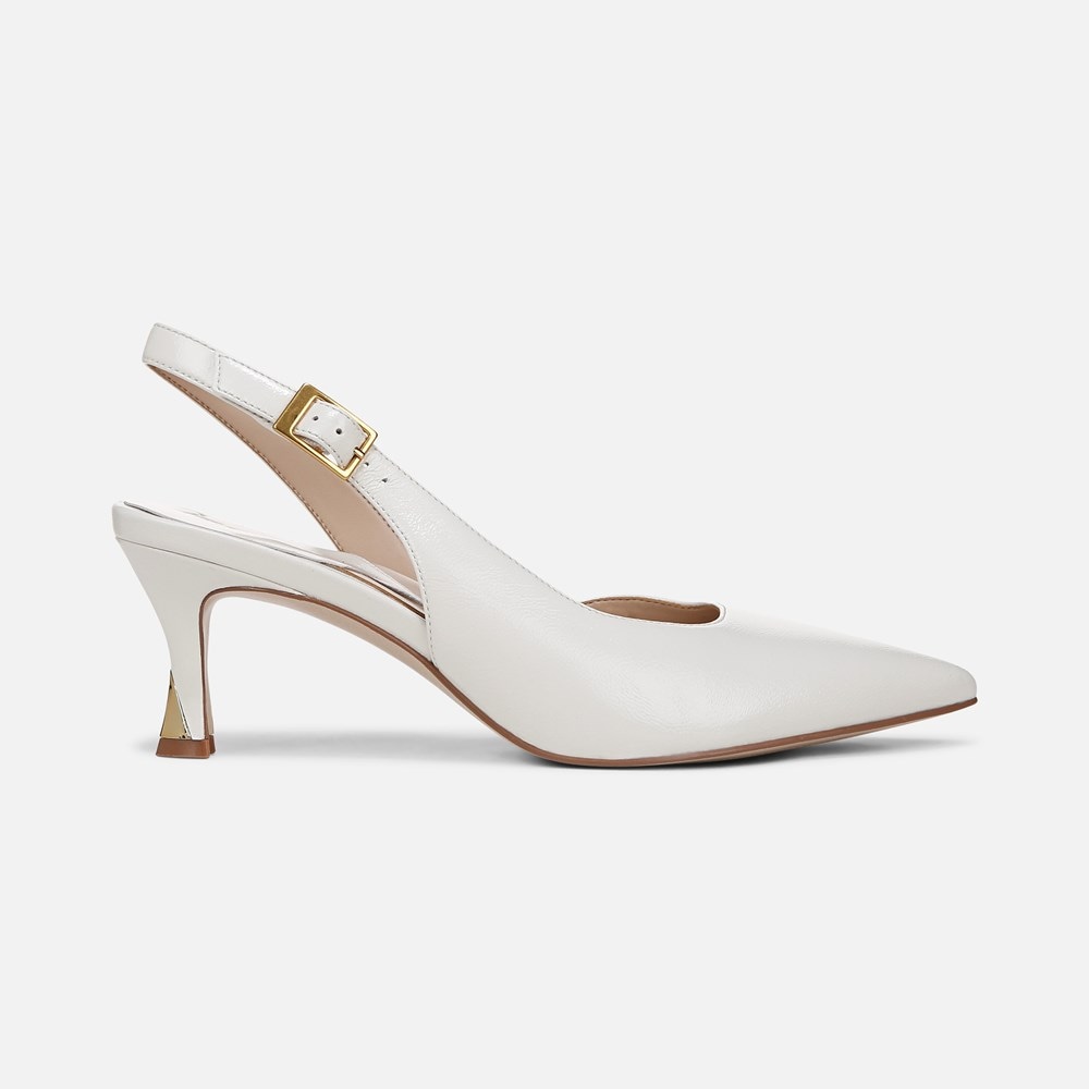 Naturalizer 27 EDIT Felicia 4 Slingback Dress Shoe - Warm White Leather Naturalizer 27 EDIT Felicia 4 Slingback Dress Shoe - Warm White Leather