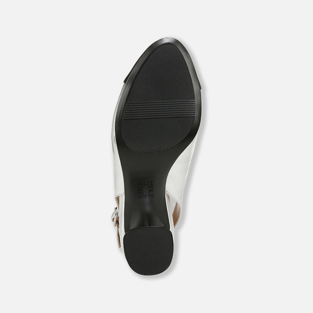 Naturalizer Sophie Slingback Pump - Sliver Leather Naturalizer Sophie Slingback Pump - Sliver Leather