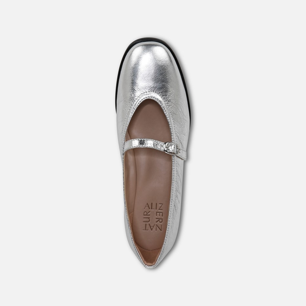 Naturalizer Elina Mary Jane - Silver Leather Naturalizer Elina Mary Jane - Silver Leather