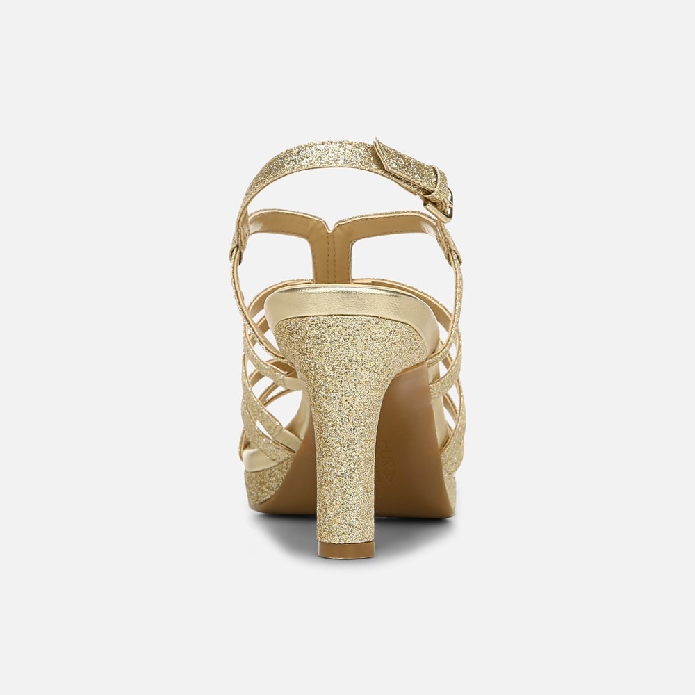 Naturalizer Baylor Dress Sandal - Gold Glitter Synthetic Naturalizer Baylor Dress Sandal - Gold Glitter Synthetic