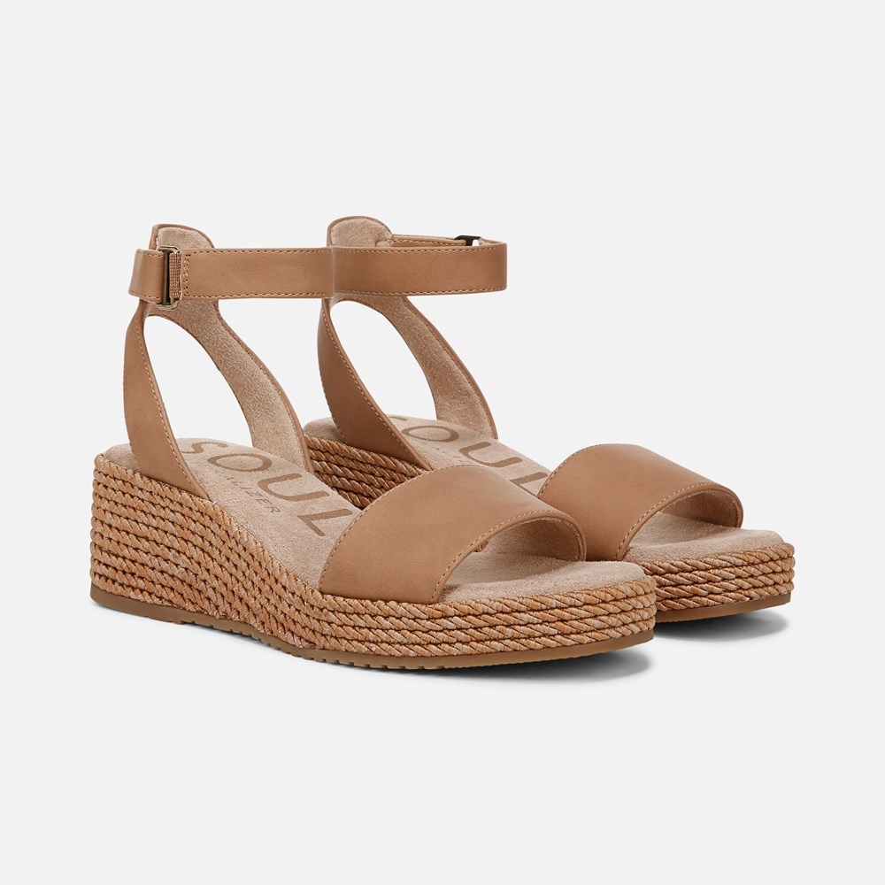 Naturalizer SOUL Gloria Espadrille - Cookie Dough Fabric Naturalizer SOUL Gloria Espadrille - Cookie Dough Fabric