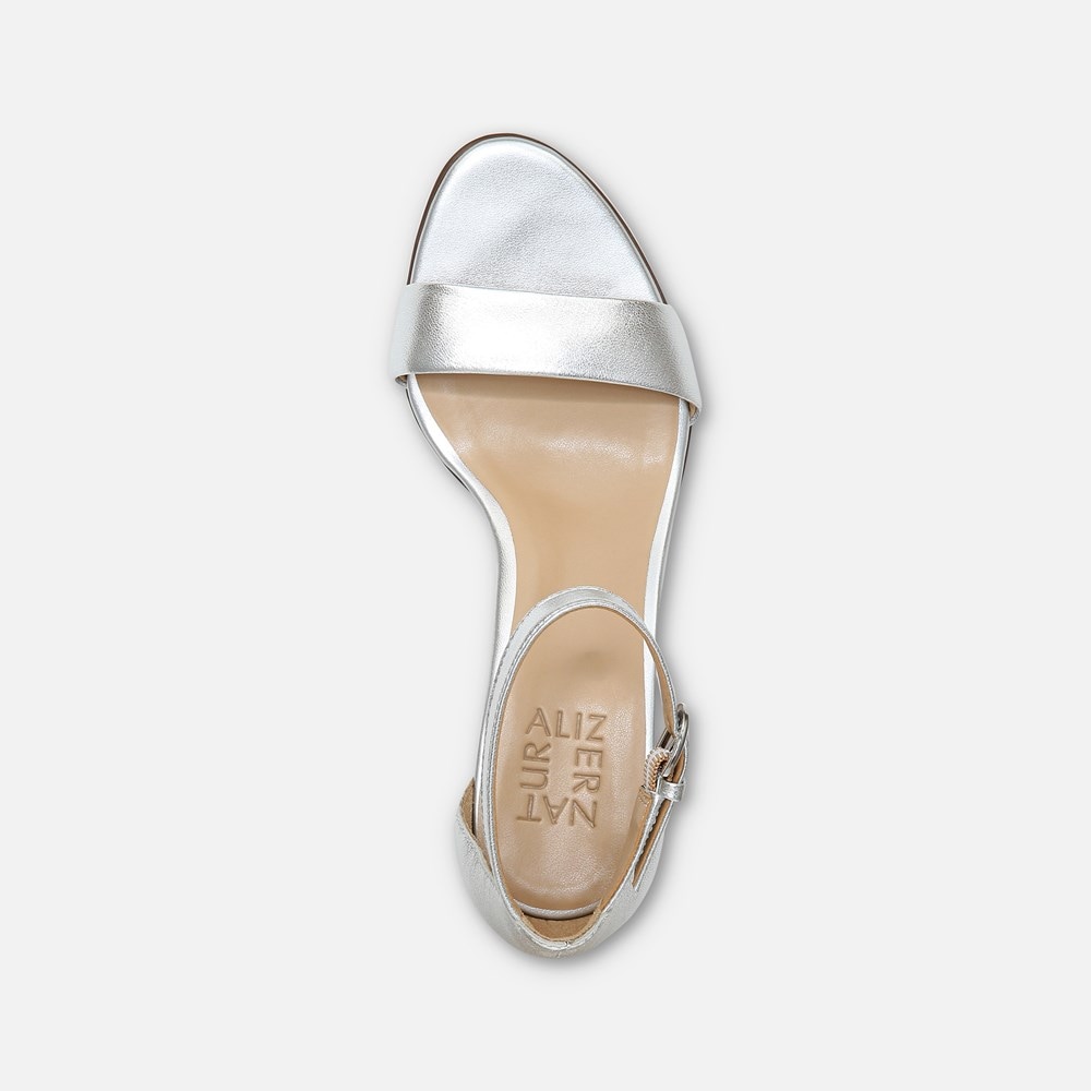 Naturalizer Vera Dress Sandal - Silver Leather Naturalizer Vera Dress Sandal - Silver Leather