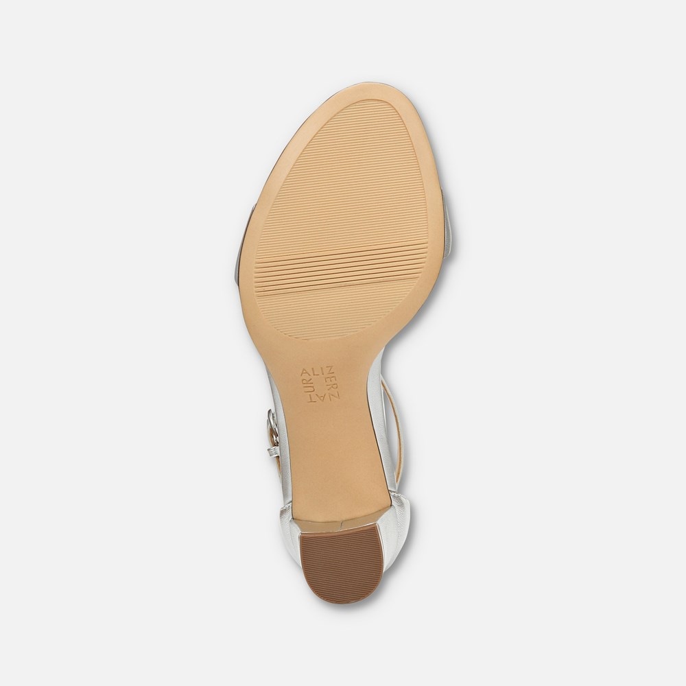 Naturalizer Vera Dress Sandal - Silver Leather Naturalizer Vera Dress Sandal - Silver Leather