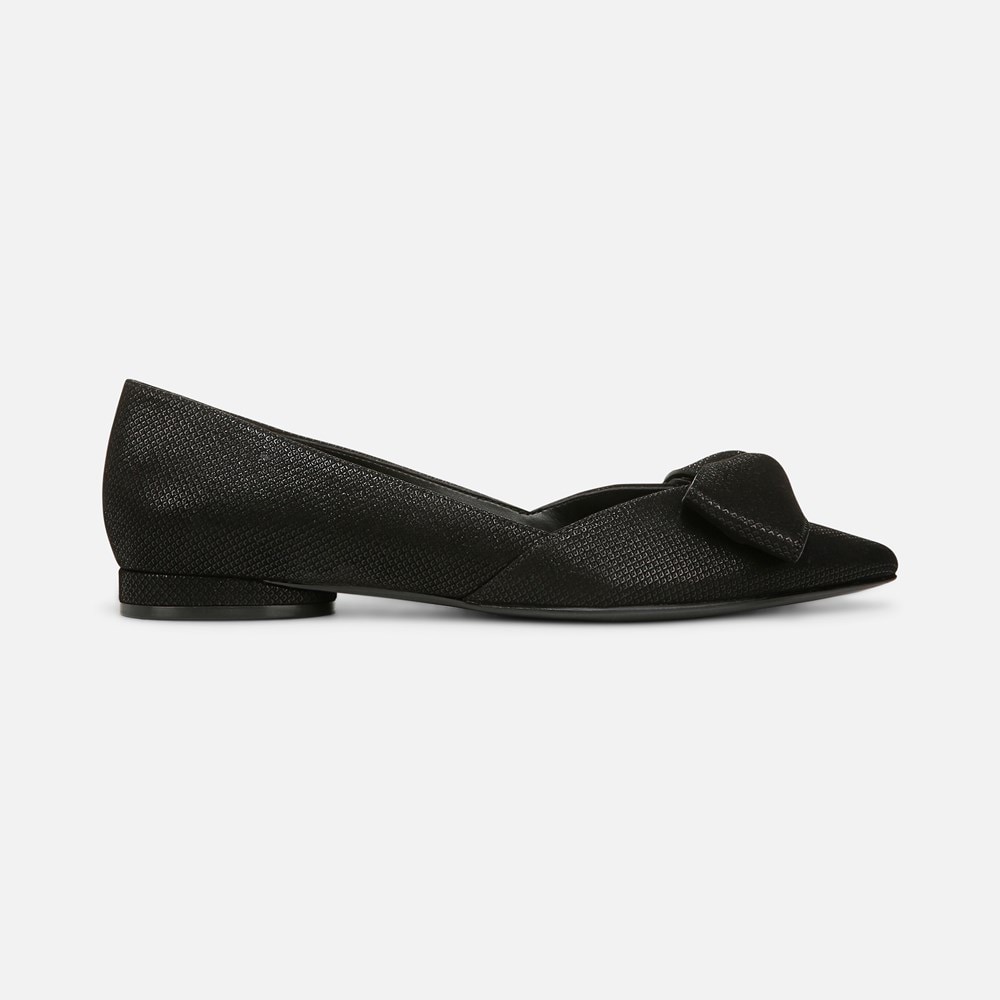 Naturalizer Havana Bow Flat - Black Leather Naturalizer Havana Bow Flat - Black Leather