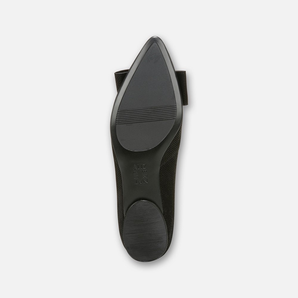 Naturalizer Havana Bow Flat - Black Leather Naturalizer Havana Bow Flat - Black Leather