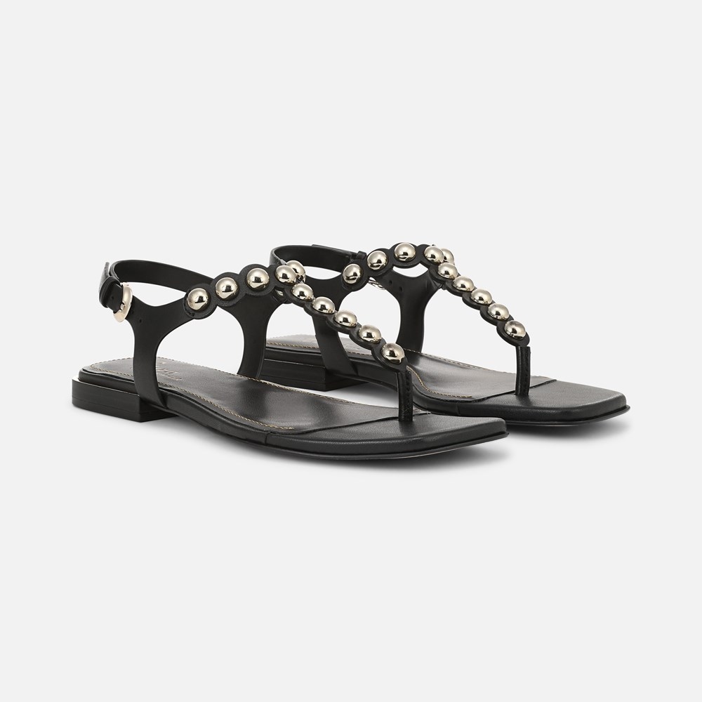 Naturalizer 27 EDIT Nara Sandal - Black Leather