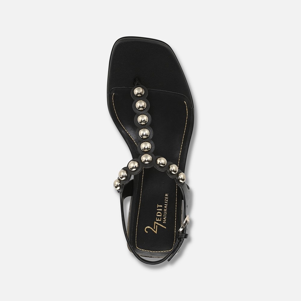 Naturalizer 27 EDIT Nara Sandal - Black Leather Naturalizer 27 EDIT Nara Sandal - Black Leather