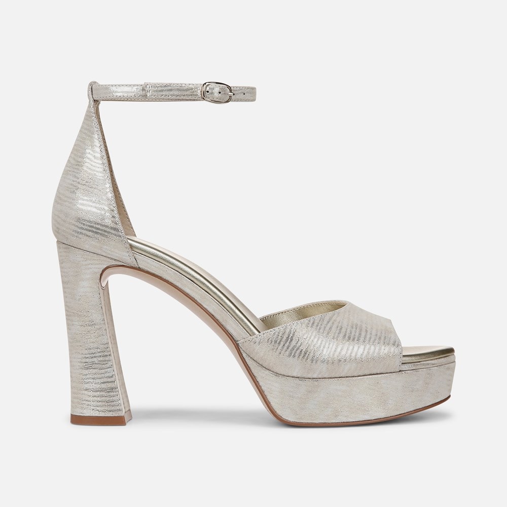 Naturalizer 27 Edit Delphie Dress Sandal - Warm Silver Leather Naturalizer 27 Edit Delphie Dress Sandal - Warm Silver Leather