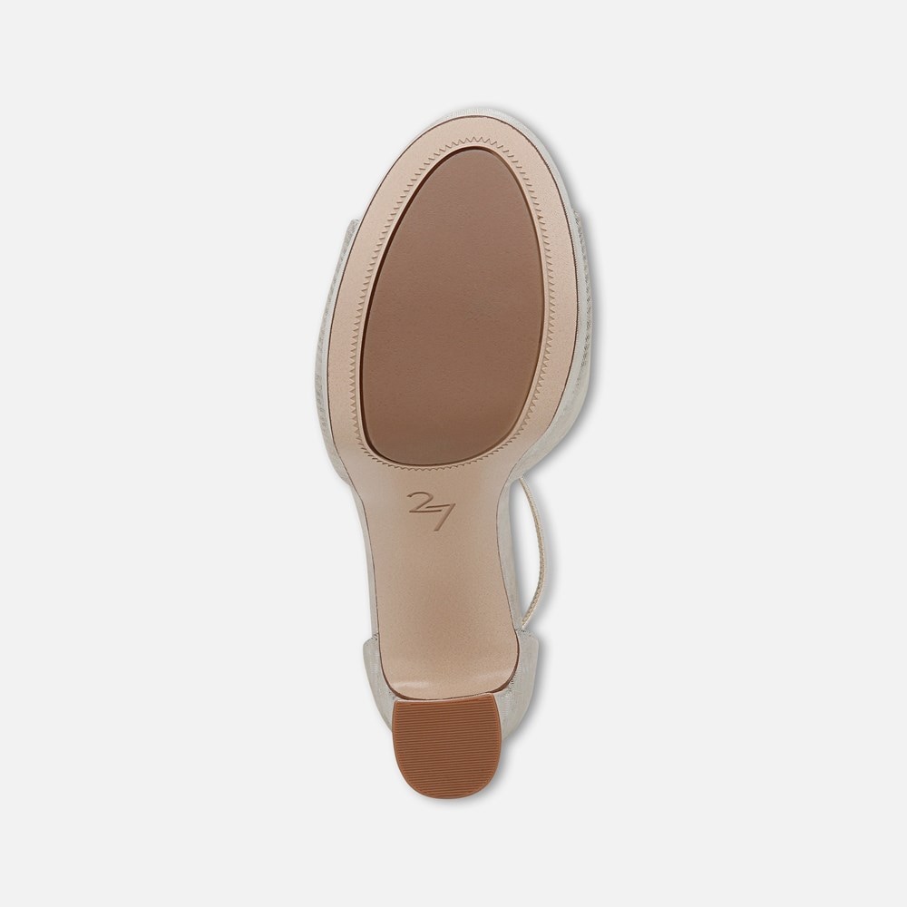 Naturalizer 27 Edit Delphie Dress Sandal - Warm Silver Leather Naturalizer 27 Edit Delphie Dress Sandal - Warm Silver Leather