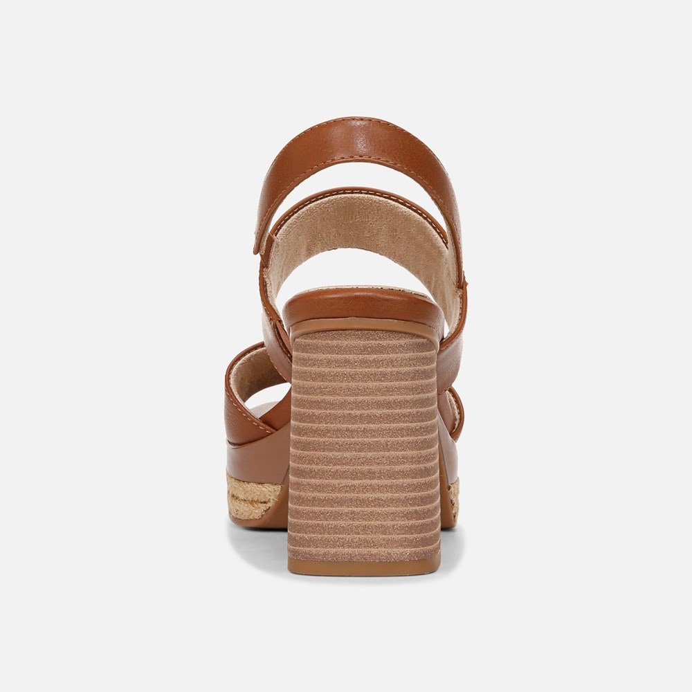 Naturalizer SOUL Holly Sandal - Mid Brown Faux Leather Naturalizer SOUL Holly Sandal - Mid Brown Faux Leather