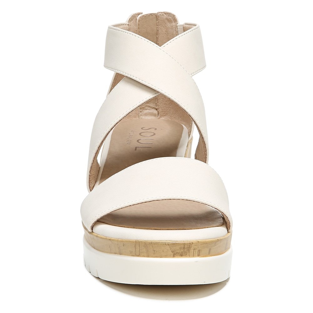Naturalizer Soul Goodtimes Wedge Sandal - Porcelain Synthetic Naturalizer Soul Goodtimes Wedge Sandal - Porcelain Synthetic