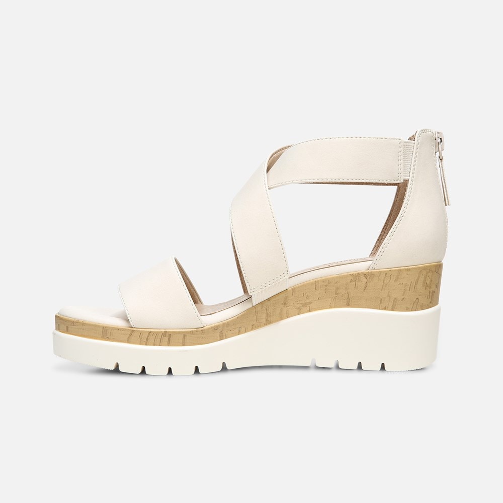 Naturalizer Soul Goodtimes Wedge Sandal - Porcelain Synthetic Naturalizer Soul Goodtimes Wedge Sandal - Porcelain Synthetic