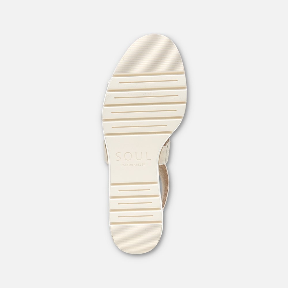 Naturalizer Soul Goodtimes Wedge Sandal - Porcelain Synthetic Naturalizer Soul Goodtimes Wedge Sandal - Porcelain Synthetic