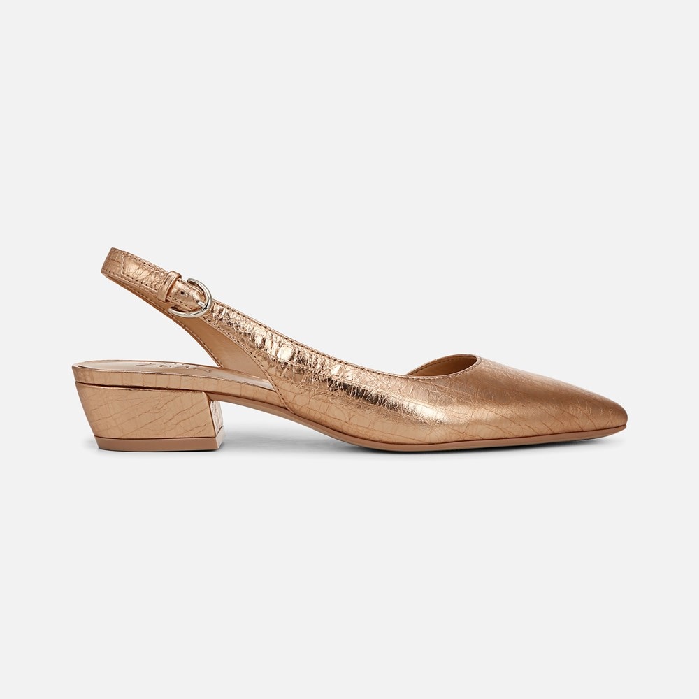 Naturalizer Banks Pointed Toe Flat - Champagne Leather Naturalizer Banks Pointed Toe Flat - Champagne Leather