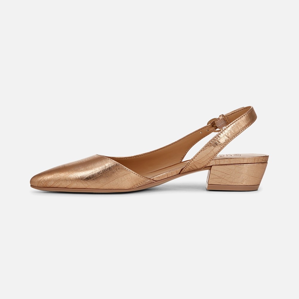 Naturalizer Banks Pointed Toe Flat - Champagne Leather Naturalizer Banks Pointed Toe Flat - Champagne Leather
