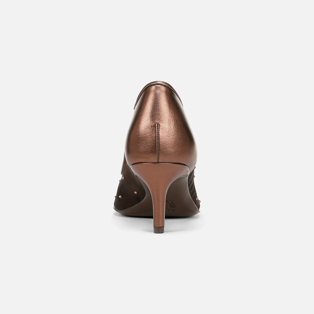 Naturalizer Everly Pump - Chocolate Bar Faux Leather \\u0026 Mesh