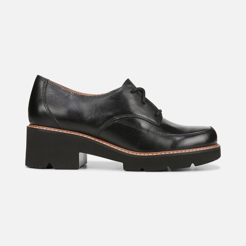 Naturalizer Darry Lace Oxford - Black Leather Naturalizer Darry Lace Oxford - Black Leather