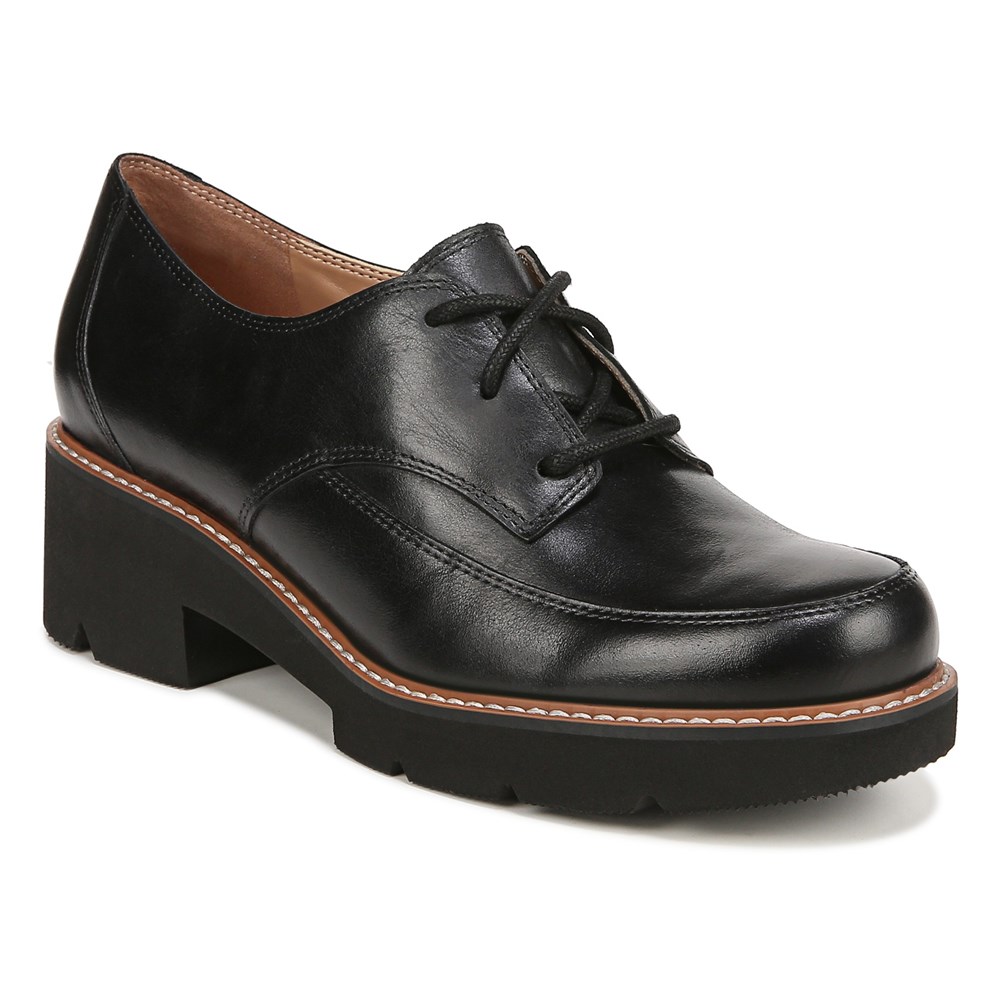 Naturalizer Darry Lace Oxford - Black Leather Naturalizer Darry Lace Oxford - Black Leather