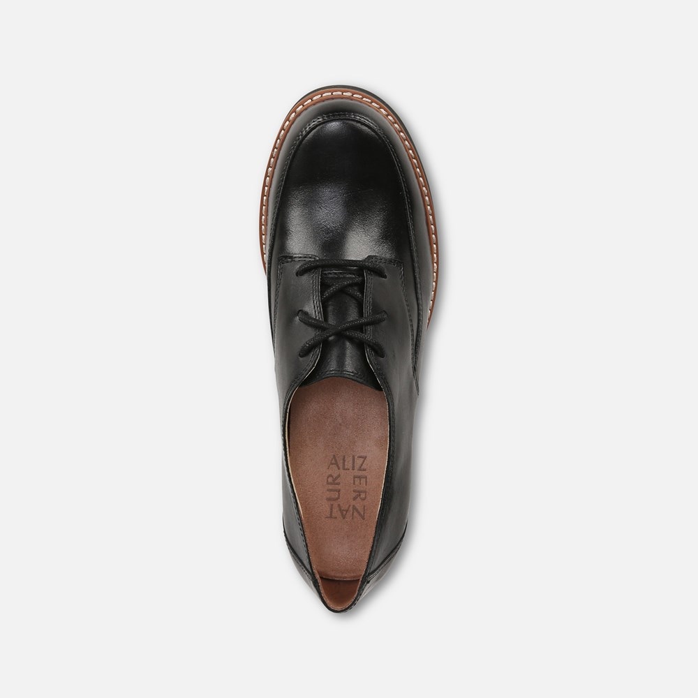 Naturalizer Darry Lace Oxford - Black Leather Naturalizer Darry Lace Oxford - Black Leather
